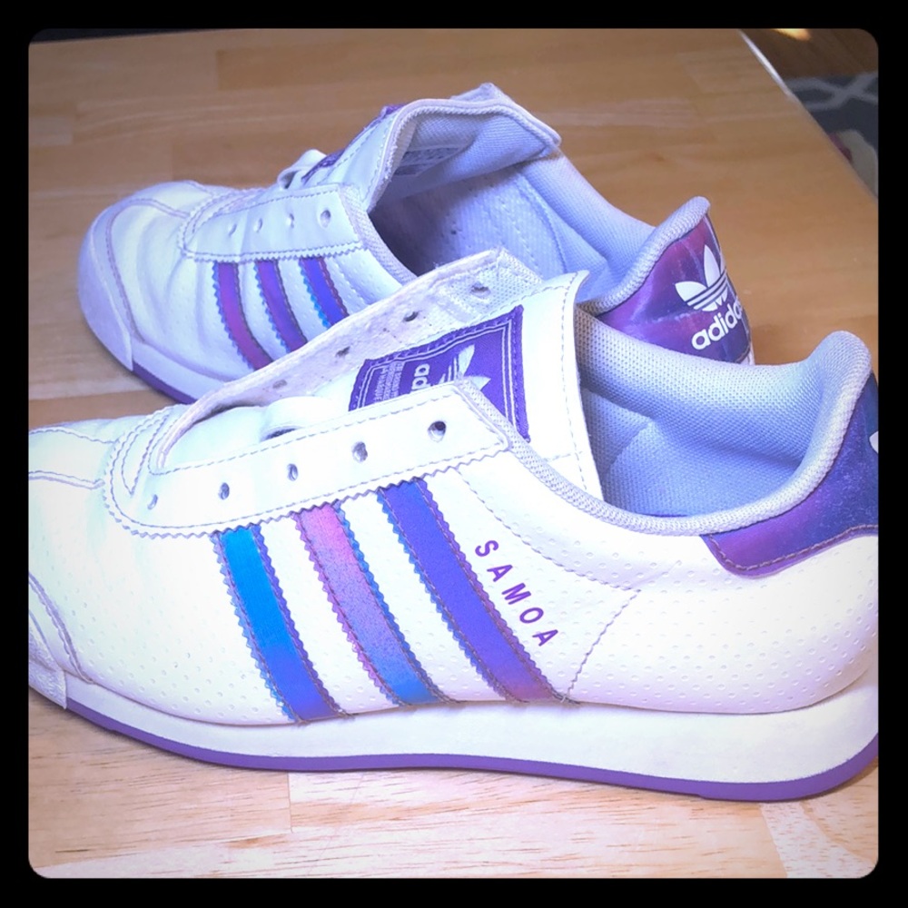 Iridescent Adidas Samoa Girls